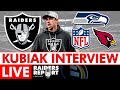 Klint Kubiak Raiders Interview LIVE + NFL News &amp; Senior Bowl Highlights