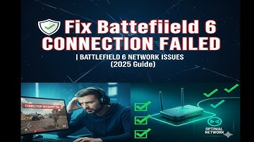 🎮 Fix Battlefield 6 Connection Failed | Battlefield 6 Network Issues (2025 Guide