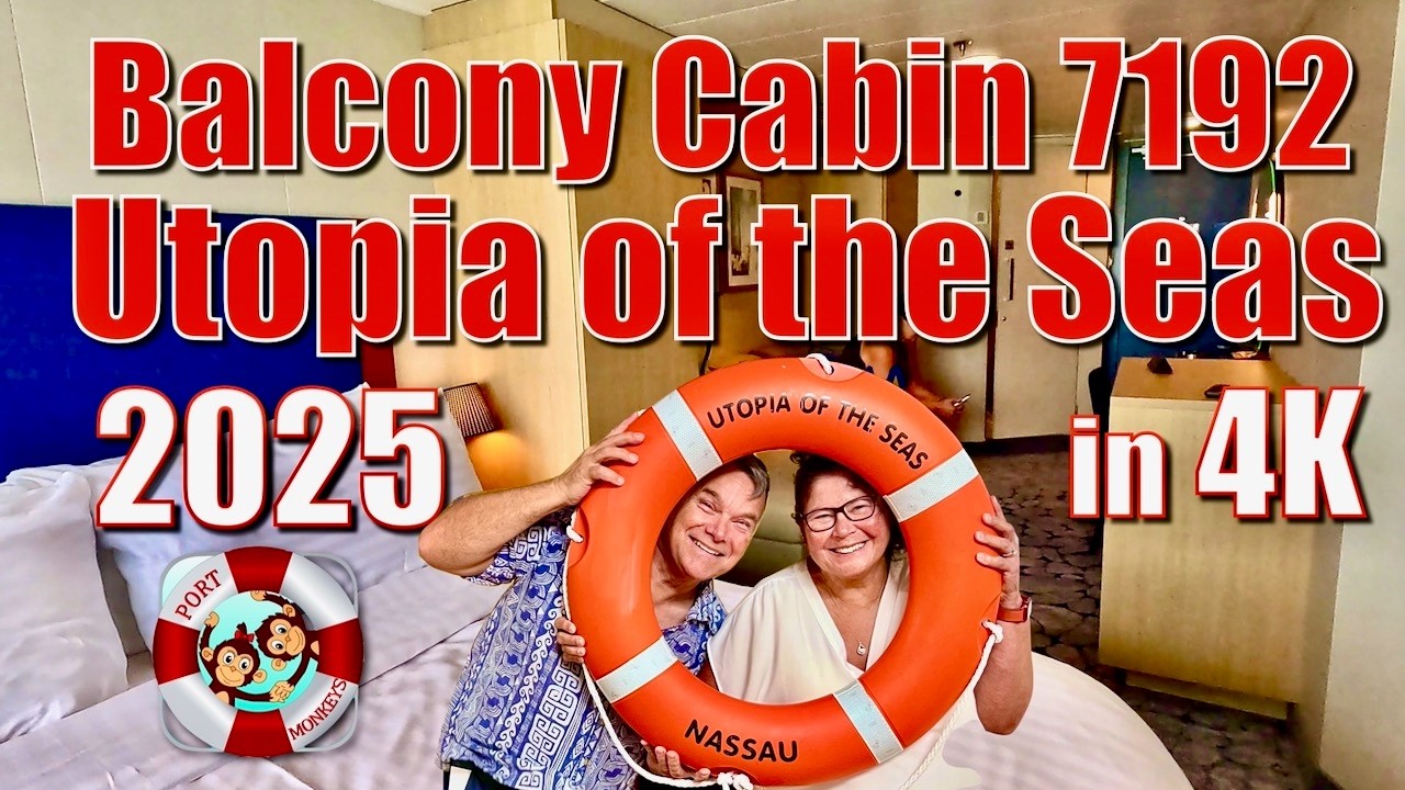 Utopia of the Seas 2025 - Balcony Cabin 7192 in 4K - YouTube