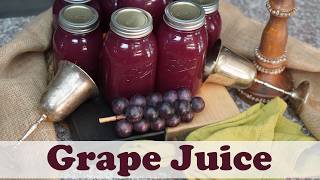 How to Make and Can Grape Juice with a Steamer Juicer