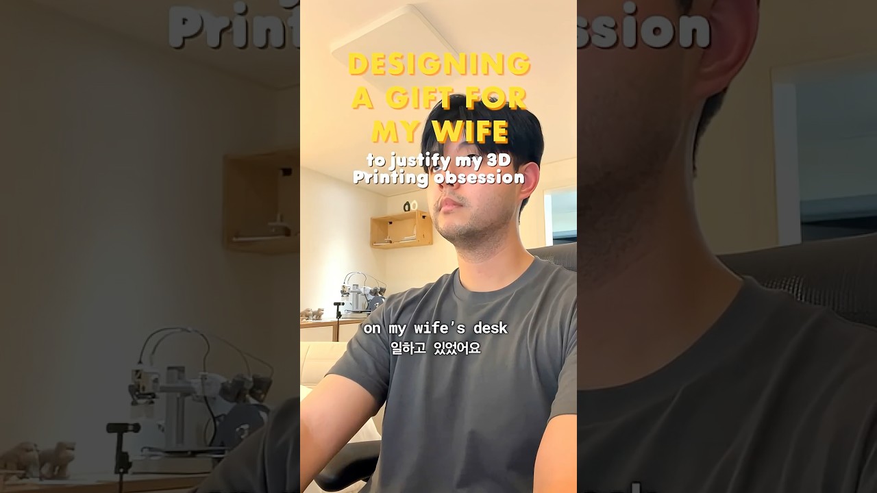 Gotta make sure the wife knows the 3D printer was a good purchase👀