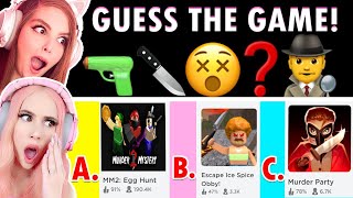 Guess The Roblox Game Using Emojis ONLY Challenge