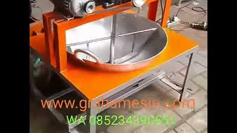 MESIN PENGADUK ABON TIPE WAJAN | PENGADUK BUMBU | MESIN PENGOLAHAN CENDOL GRAHA MESIN TERMURAH