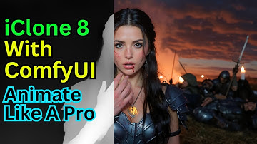 iClone 8 With ComfyUI - Create Video2Video AI Animation Like a Pro for 3D Beginners!