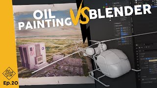 We Combined a Traditional Matte Painting with Blender!