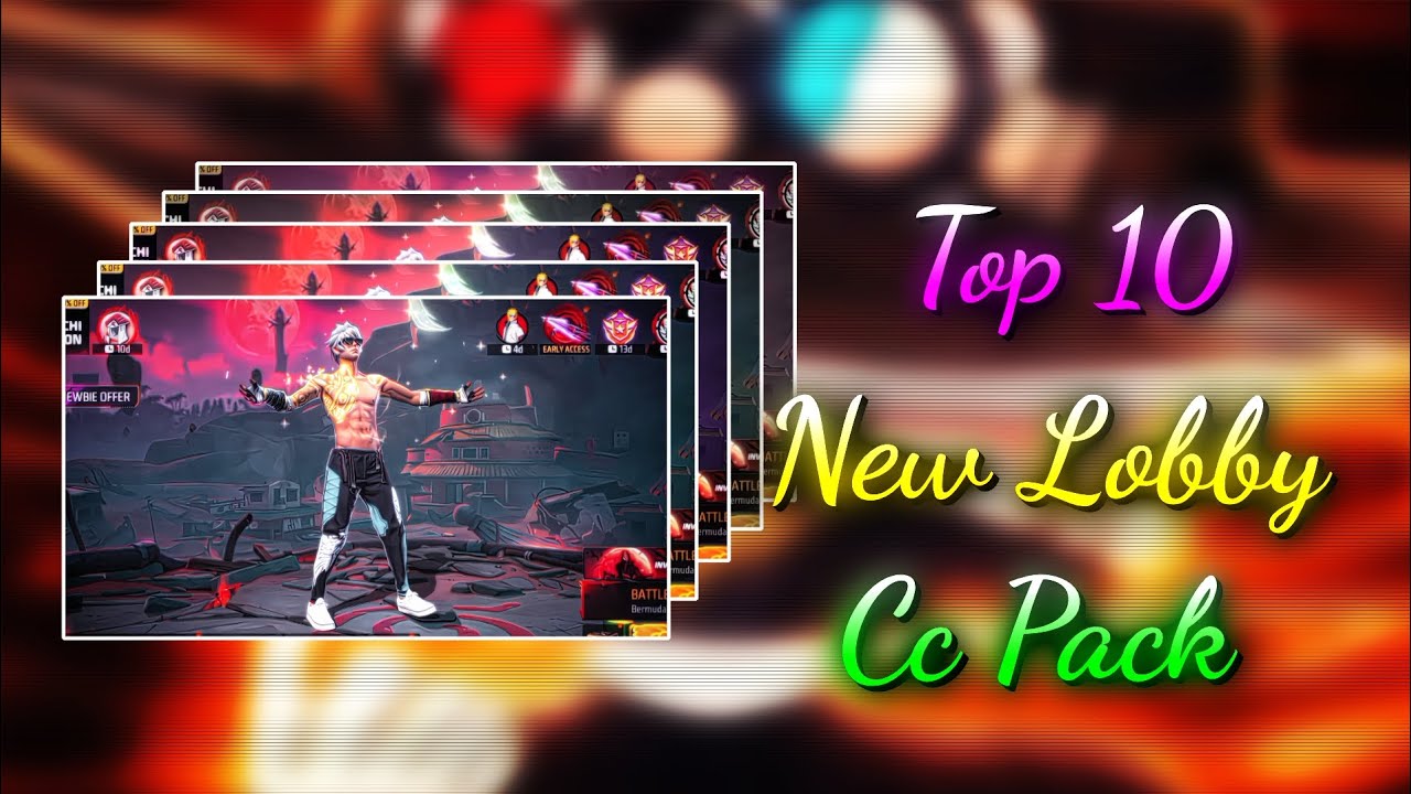 Free Fire New Lobby Top 10 Cc Xml || Free New Lobby Cc || Alight Motion Edit  