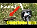 Metal Detecting with the Bounty Hunter Junior - Found an Old Timer Junior!