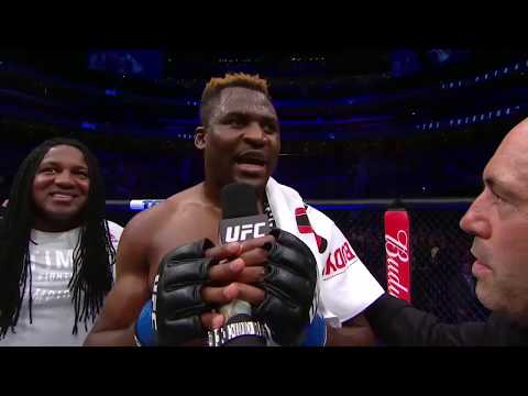 UFC 218: Francis Ngannou Octagon Interview