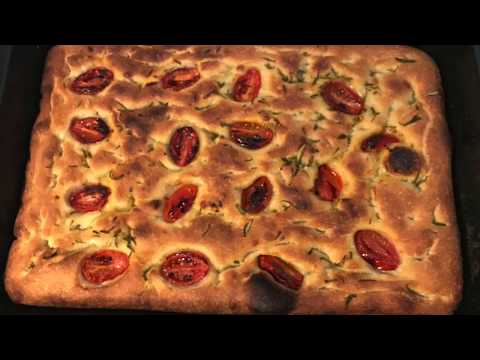 FOCACCIA SOFFICE Ricetta Facile SENZA IMPASTO - Easy Focaccia Recipe. 