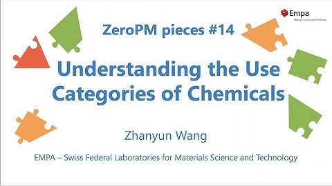 ZeroPM pieces #14: Use Categories of Chemicals with Zhanyun Wang