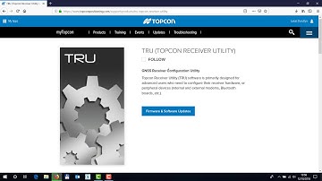 Topcon TRU how to download and install