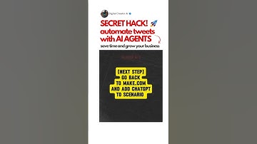 SECRET HACK 😈! Automate tweets with AI Agents! (GUIDE) #ai #entrepreneur #socialmediamarketing