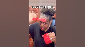 🤯 Duct Tape Tear Hack: No Scissors, Just Hands!