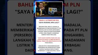 #shortsfeed #beritaterkini #bahlil #pln #batubara