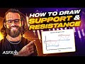How To Plot & Draw Support & Resistance