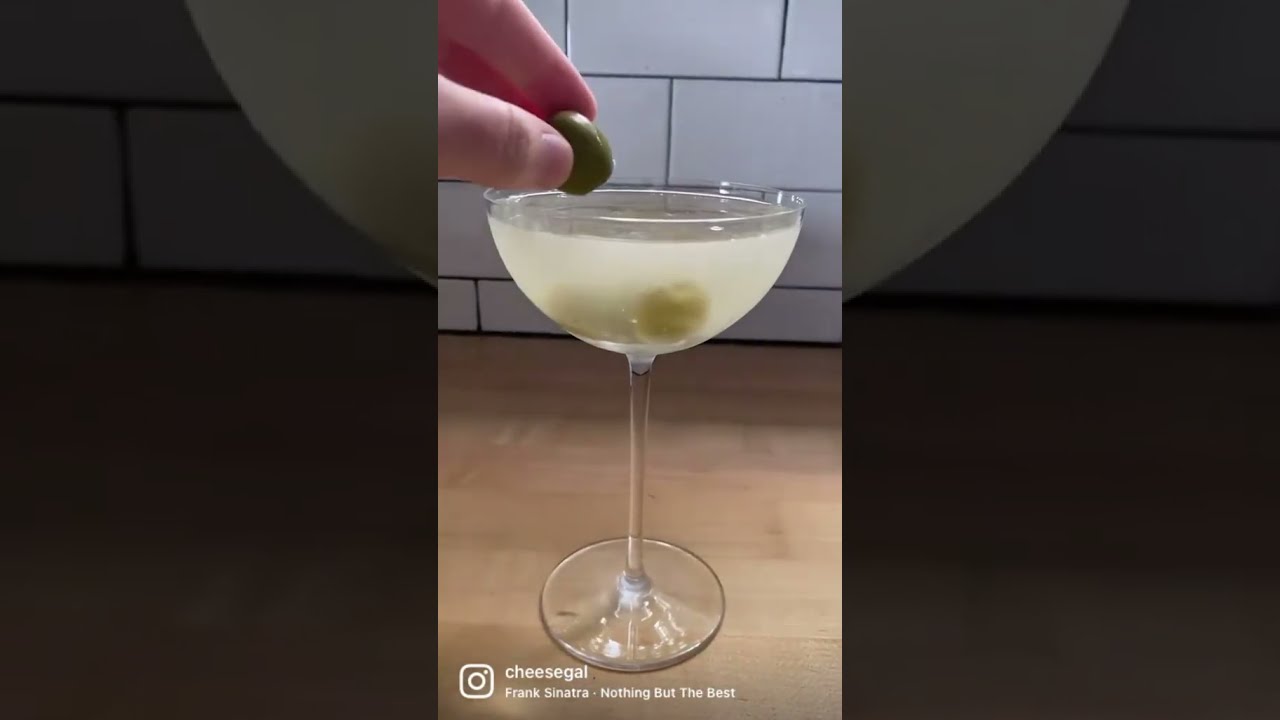 THE PERFECT DIRTY MARTINI