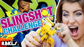 LEGO Slingshot Balloon Pop Challenge – REBRICKULOUS