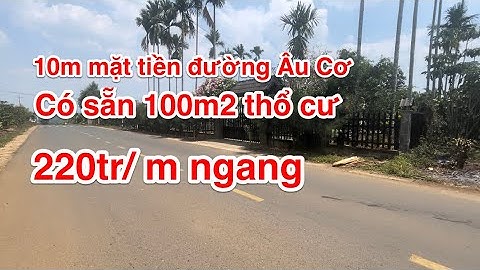 Cần bán 400m2 mặt tiền đường Âu Cơ. Cách quốc lộ 20 chỉ hơn 3km/ bds Bảo Lộc.