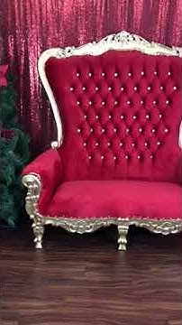 Santa Claus throne chair rentals - YouTube