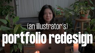An Illustrator's Portfolio Redesign | Update my portfolio site w/me!