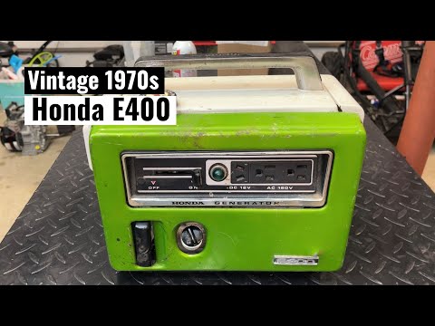 Rare 1970s Honda e400 Generator – Will it Run and Make Power?