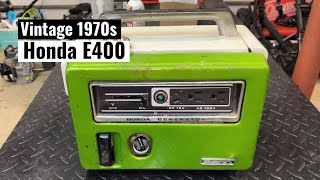 Rare 1970s Honda e400 Generator - Will it Run and Make Power?