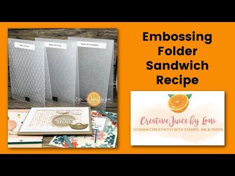 Build the Perfect Embossing Folder Sandwich - YouTube