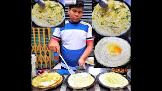 Egg Chapti with lots of spicy item || সুস্বাদু ডিম ছাপটি || tasty Dim chapti on the street