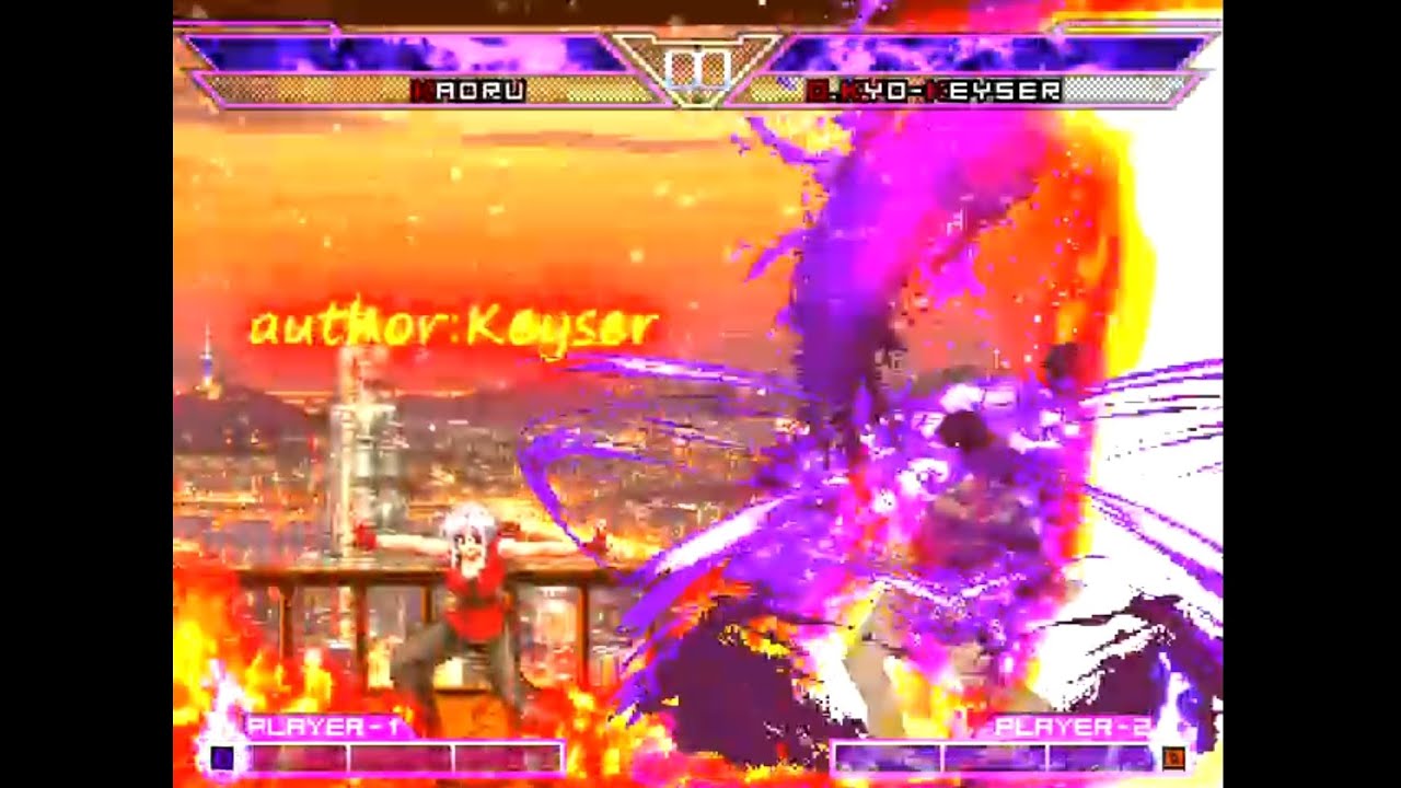 [KOF MUGEN] Kaoru-Keyser (me) VS O.Kyo-Keyser (AI)