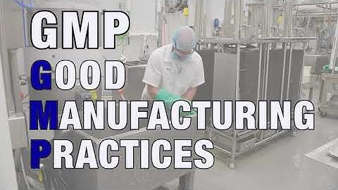 Good Manufacturing Practices (GMPs) at CDR