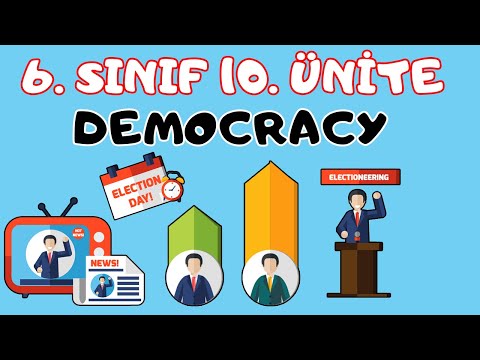 6.SINIF İNGİLİZCE 10.ÜNİTE KELİMELERİ VE KONU ANLATIMI | DEMOCRACY (DEMOKRASİ)