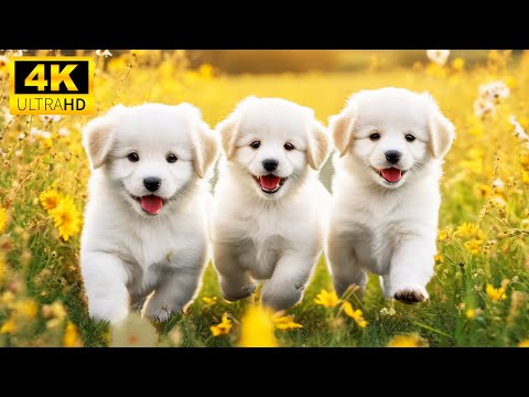 Baby Animals 4K (60FPS) - Adorable Young Animal World With Relaxing Music (Colorfully Dynamic) #2