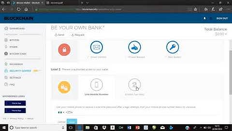 How to create a bitcoin wallet on blockchain.info and secure it