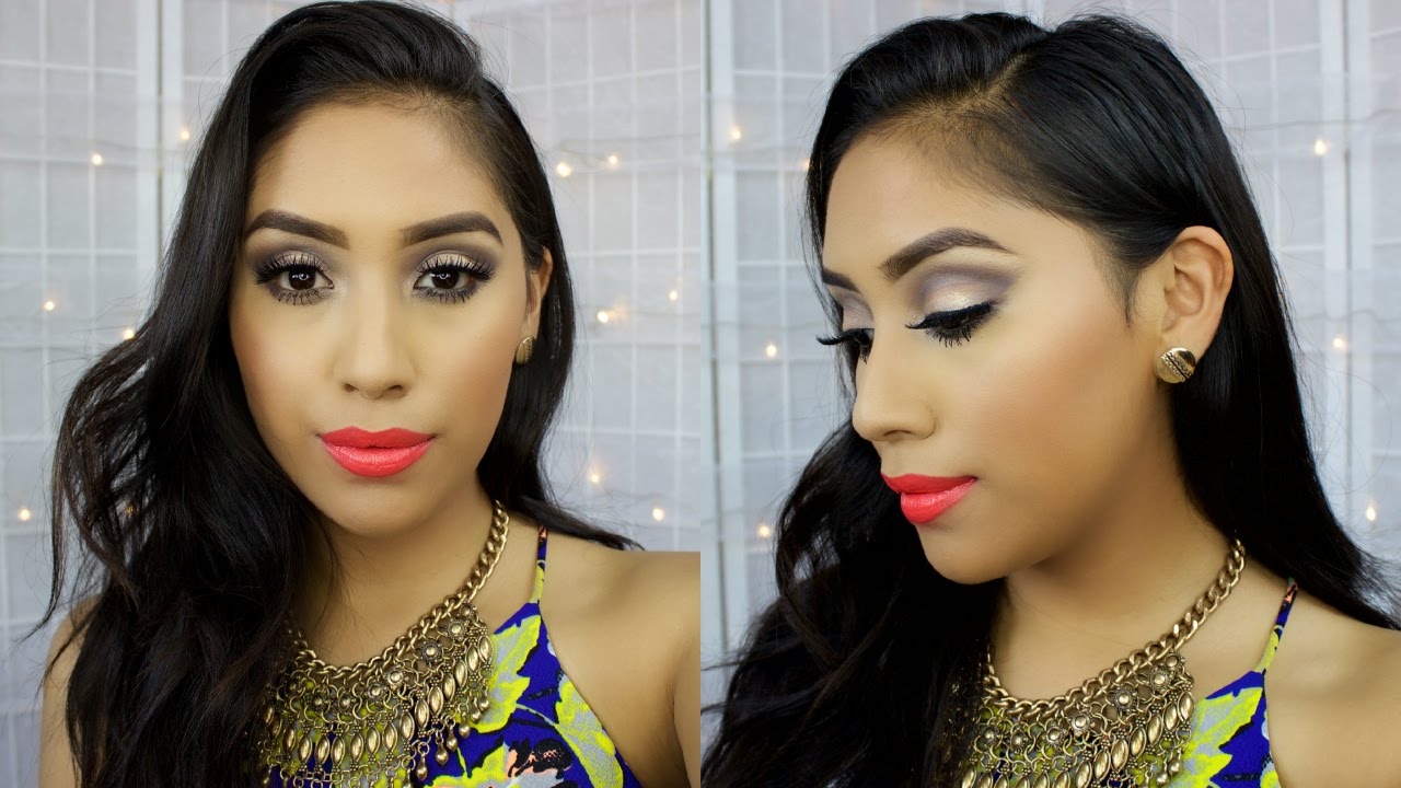 Summer Makeup Tutorial 2015 | Coral/Orange Lips + Neutral Eyes ...