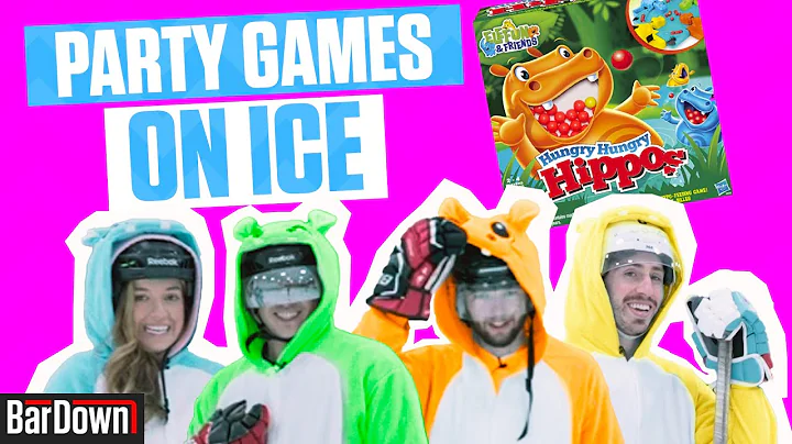 PLAYING LIFE SIZED PARTY GAMES ON ICE!