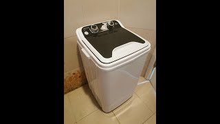 เครื่องซักผ้าขนาดเล็กกึ่งอัตโนมัติ 7 kg ราคา 1380 บาท แบบว่าลดราคาจัดหนัก