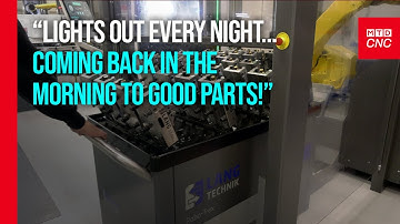 Ritchie Precision bought four LANG RoboTrex Automation systems and have machines running 24/7!