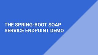 3. Bonus Lecture - SOAP Server with Spring Boot