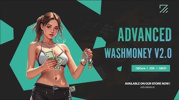 [ZaT-SCRIPTS] [QBCore / ESX / QBOX] — Advanced Washmoney V2.0