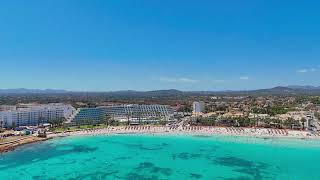 Sa Coma Beach in Mallorca 4K Drone DJI MINI 4 PRO