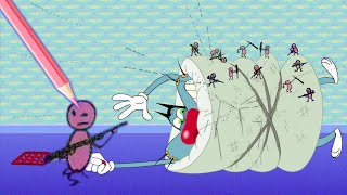 हिंदी Oggy and the Cockroaches 🖍️✨जादुई पेंसिल  Hindi Cartoons for Kids