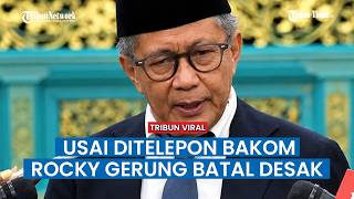 Download lagu Ditegur Kepala Bakom, Rocky Gerung Menciut Batal Desak Gibran Mundur
