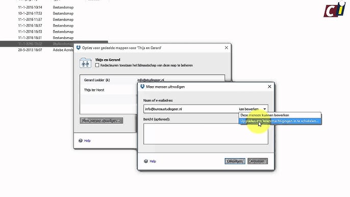 Hoe werkt Dropbox (3): Overige opties - YouTube Hoe Werkt Dropbox (3): Overige Opties - Youtube