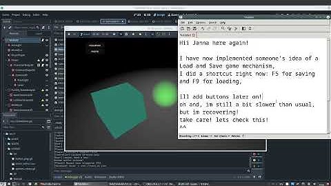 GoDot [Part 17] (Save & Load) {Hybrid 3D+2D}