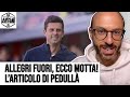 Allegri  fuori Thiago Motta alla Juventus Il commento di Pedull  Avsim