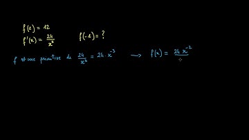 Déterminer une primitive avec des conditions données
