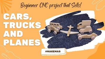 Wooden Toys a beginner CNC project that sells!