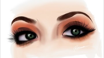 Infinite Painter tutorial .Realistic eye Tutorials part 2