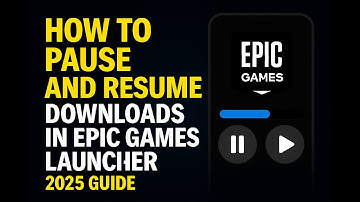 How to Pause and Resume Downloads in Epic Games Launcher (Step-by-Step 2025 Guide)