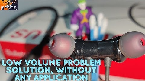One side low volume on oneplus bullet z wireless earphones solution.solve the low volume problem.